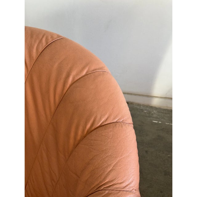 1990s Back Leather Loungers - Pair For Sale - Image 11 of 12