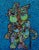 This is a one-of-a-kind original cubist painting by San Diego artist, Alexander Arshansky. Its dimensions are 18" x 14" x...