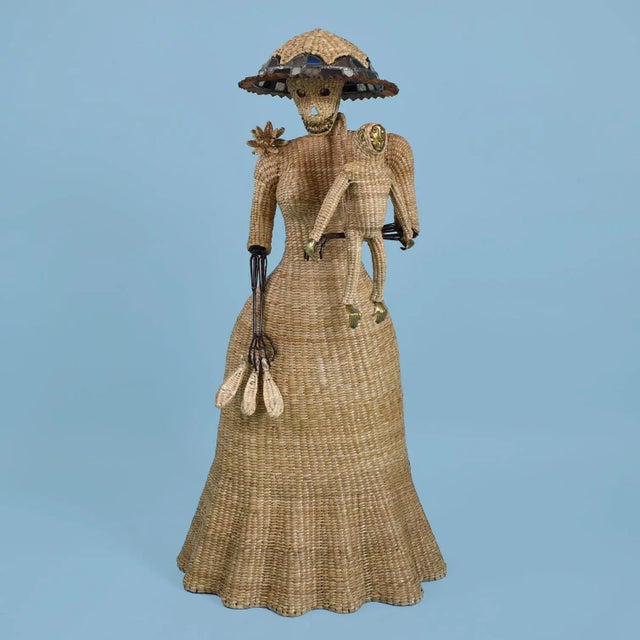 Boho Chic Lady Catrina by Mario Lopez Torres For Sale - Image 3 of 11