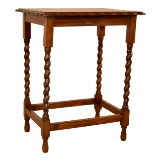 Edwardian Oak Side Table, Circa 1900 For Sale