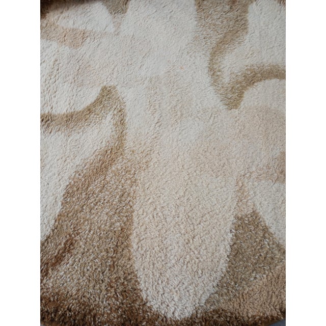 1970s Round Rug in Virgin Wool from Desso, Holland, 1970s For Sale - Image 5 of 16