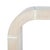 Mid-Century Modern Liasonya Curved Waterfall Accent Table in White Washed For Sale - Image 3 of 7