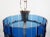 Blue Italian Pendant Lamp, 1970s For Sale - Image 8 of 10