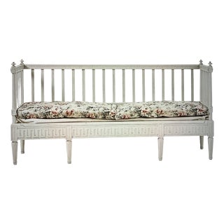 Gustavian Classic Swedish Bench For Sale
