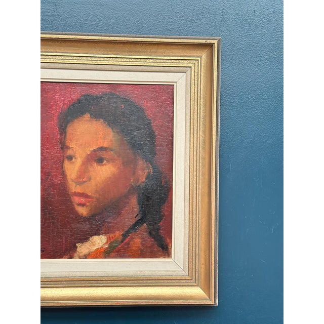Hilding Rösiö, Spanish Girl, 1960s, Oil on Canvas, Framed For Sale - Image 4 of 18