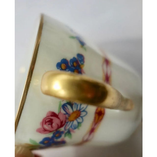 1900s C. Ahrenfeldt Limoges Demitasse and Saucers for Wright Tydale & Van Roden - Set of 6 For Sale In New York - Image 6 of 13