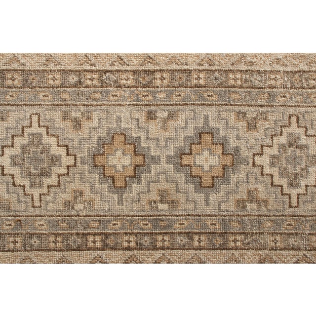 Rug & Kilim Rug & Kilim’s Oversized Traditional Fleur Rug in Beige, 12x18 For Sale - Image 4 of 6