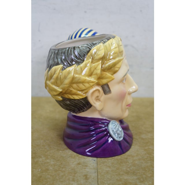 Purple Royal Doulton Julius Caesar Great Military Leader Toby Character Jug For Sale - Image 8 of 12