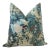 Contemporary Scalamandre Marly in Blue Down-Filled Pillows-1 22" Single Pillow For Sale