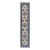 1850s Beige Field Medallion Dragon Antique Chinese Ningxia Runner Rug For Sale