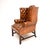 Deep Buttoned Leather Wing Back Armchair, 1930s For Sale - Image 4 of 9