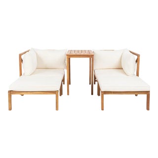 Ronson 5 Piece Sectional Set - Natural/Beige For Sale