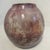 Purple Vintage R/C Canupp North Carolina Studio Pottery Hand-Thrown Saggar Fired Globe Vase For Sale - Image 8 of 12