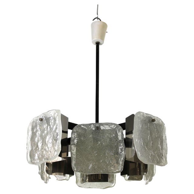 Model Karlstein 17-Flame Pendant Lamp by J. T. Kalmar for Kalmar, 1960s For Sale