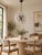 Gold Sputnik Pendant Light with 51 Flowers in Clear Glass and Burnished Brass from Justfurnituress SRL For Sale - Image 8 of 10