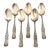 Holmes & Edwards “Hiawatha” Silverplate Teaspoons - Floral 1920s Pattern, Set of 6 For Sale