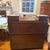19th Century French Country Romantic Blush Dresser With Floral Decoupage & Matching Jewelry Boxes For Sale - Image 4 of 8