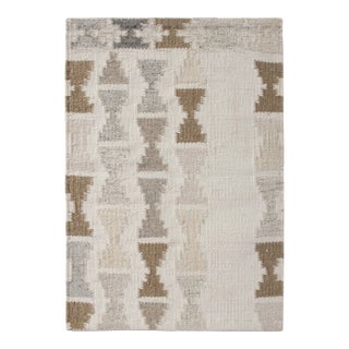 Muted Scandinavian Kilim Rug by Celerie Kemble for Chairish, 2'6"x12' For Sale