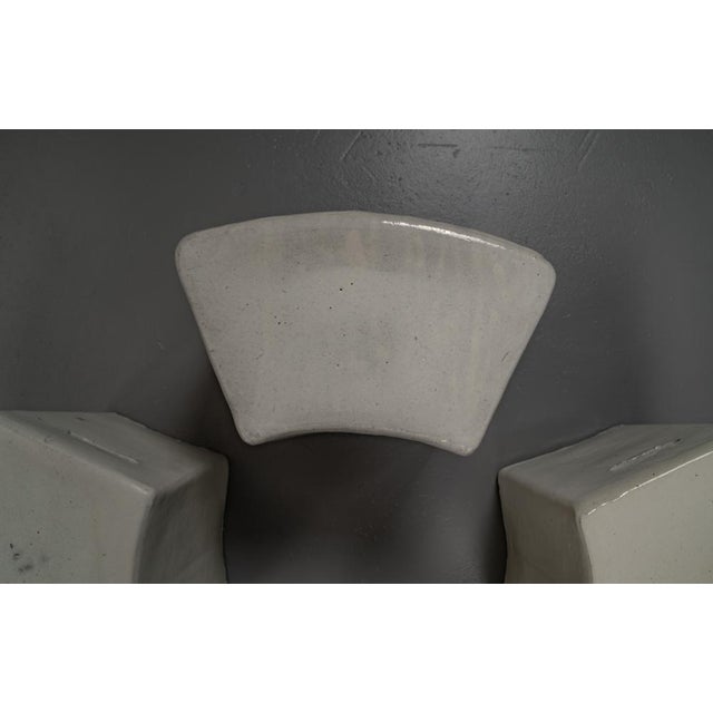 Avant-Garde Ceramic Stool by Paola Navone for Gervasoni, 1882, Set of 4 For Sale - Image 16 of 18