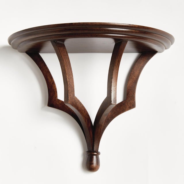This corbelinspired open design mango wood wall bracket is the ultimate decorative shelf. Perfect for displaying your...