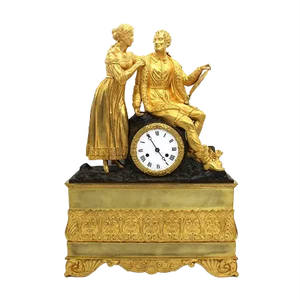 Antique French Charles X Ormolu Pendulum Clock