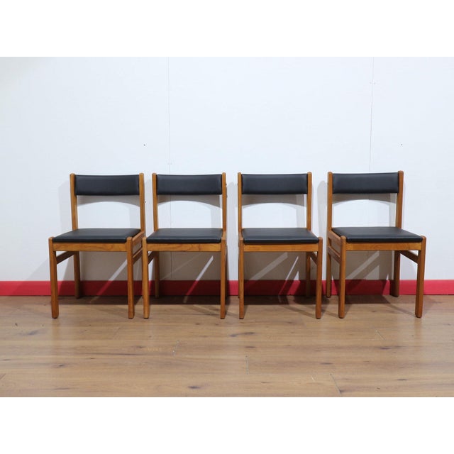 Mid-Century Modern Mid Century Modern Vintage Teak Gangso Mobler Dining Chairs X 4 For Sale - Image 3 of 11