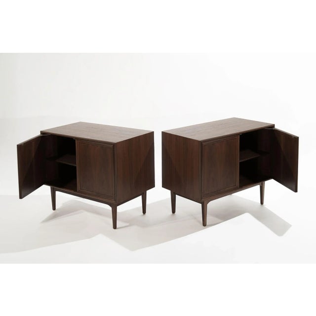 Set of Walnut Cabinets by Kipp Stewart, C. 1950s For Sale - Image 4 of 12