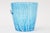 Modern Vintage Murano Venini Ice Bucket in Turquoise With White Lines 1980's For Sale - Image 3 of 10