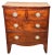 Small 19th Century Bowfront Chest of Drawers, 1850s For Sale - Image 9 of 10