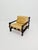 mid century armchairs in leather and wood By Straub Germany , 1960s The beautiful armchair is comfortable and stabil with...