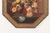 French French Restauration Period 1820s Framed Octagonal Painting Depicting a Bouquet For Sale - Image 3 of 5