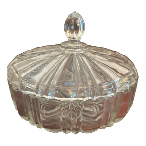 1930s Glass Covered Candy Dish