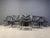 Black Armchairs by Rudolf Glatzel for Knoll Art Collection, 1980s, Set of 6 For Sale - Image 8 of 12
