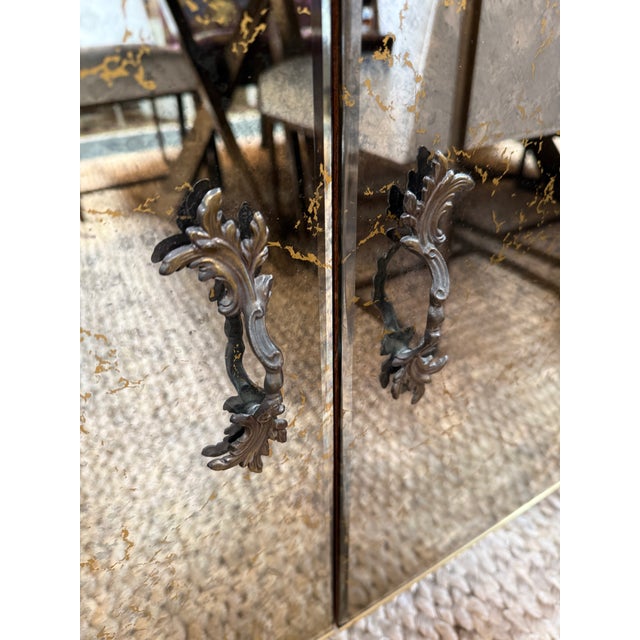 Verre Églomisé Cabinet, Circa 1940's For Sale - Image 11 of 12