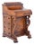 Victorian Davenport Desk Burr Walnut Pop Up Mechanism 1880 For Sale
