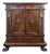 18th Century Carved Oak Italian Cabinet For Sale