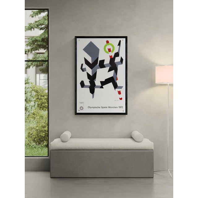 This original 1970 lithograph was designed by German artist Horst Antes for the 1972 Munich Olympic Games. Published by...