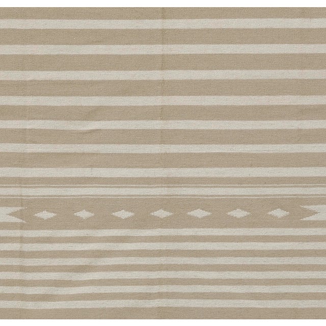 Erin Gates by Momeni Thompson Billings Beige Hand Woven Wool Area Rug 5' X 7'6" For Sale - Image 10 of 11