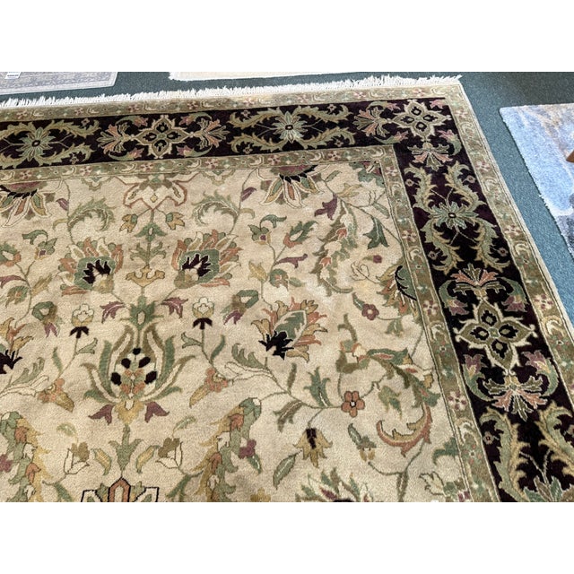 7ft 10in X 9ft 11in Hand Knotted Area Rug For Sale - Image 11 of 18