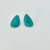1980s 1980s Vintage Southwestern Americana Peyote Bird Turquoise & Sterling Large Pierced Stud Earrings - A Pair For Sale - Image 5 of 12