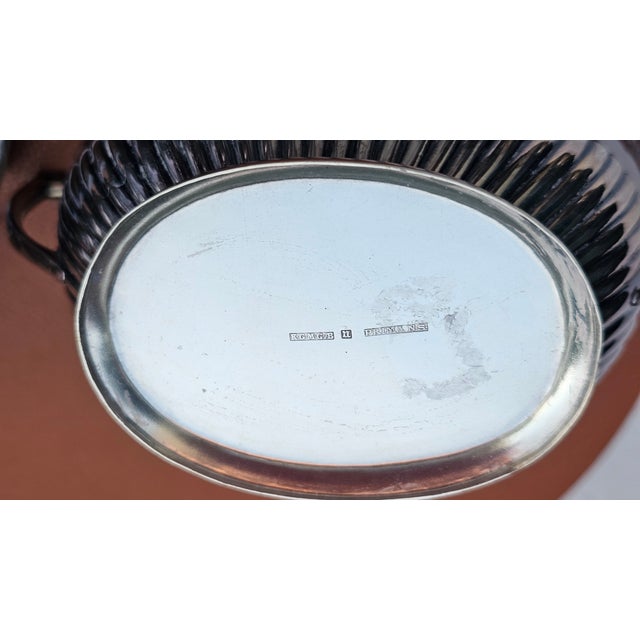 Art Deco Silver-Plated Sugar with Bowl and Milk Jug, 1920s, Set of 3 For Sale - Image 11 of 14