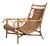 Vintage Lounge Chair in Rattan, 1950s For Sale