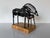 2000 - 2009 Vintage Brutalist Abstract Mare & Foal Metal Sculpture on Burl Wood Base For Sale - Image 5 of 16