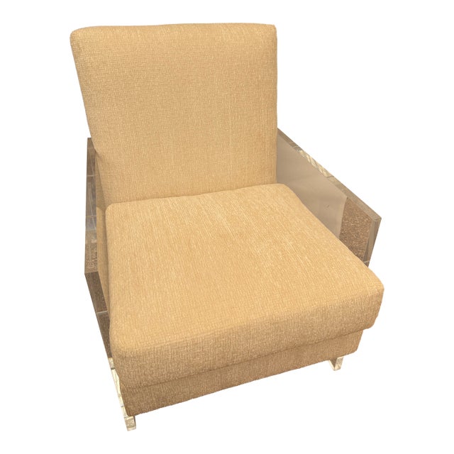 Mid 20th Century Mid Century Modern Style Acrylic Lucite Chair For Sale