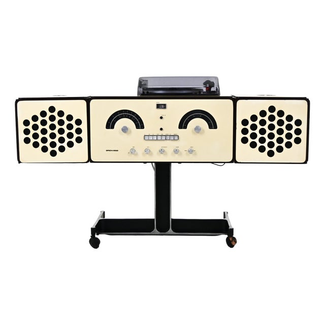 Stereophonic RR-126 Radio by Achille & Pier Giacomo Castiglioni for Brionvega, 1960s For Sale