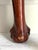 Off-white Vintage Thornton White Charleston South Carolina Chippendale Style Carved Mahogany Footstool 18.25"h X17"x15" For Sale - Image 8 of 18