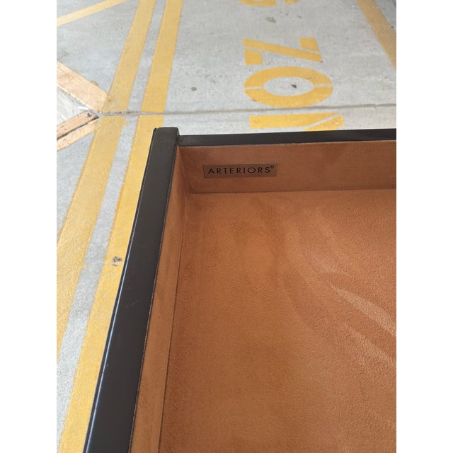 Arteriors Meyer Leather Desk For Sale - Image 10 of 10