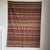 Large Indian White Rug with Red, Yellow and White Stripes and Geometric Friezes, Base, 1980s For Sale - Image 6 of 18