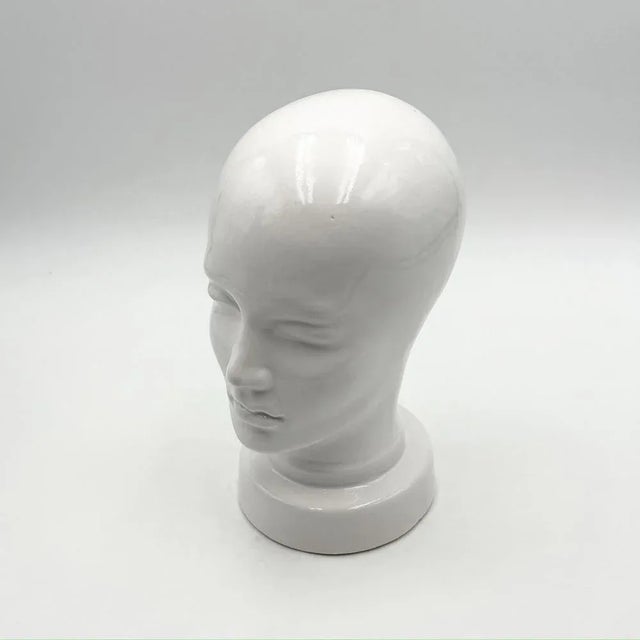 Head Sculpture from West Germany Ceramic, 1970s For Sale - Image 6 of 11