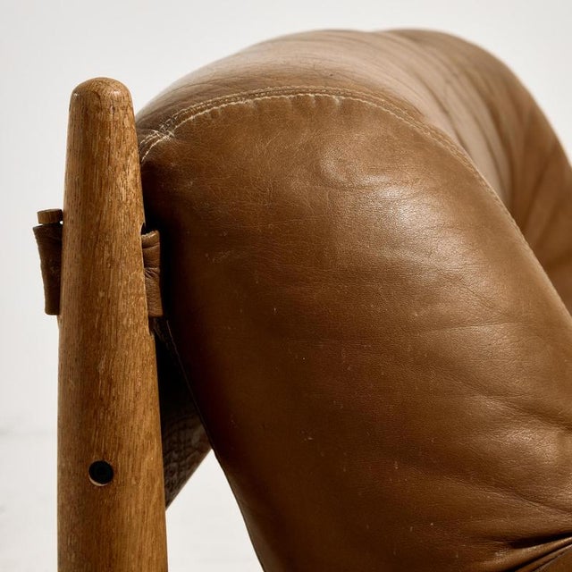 Danish Leather Lounge Chair, 1960s For Sale - Image 14 of 18